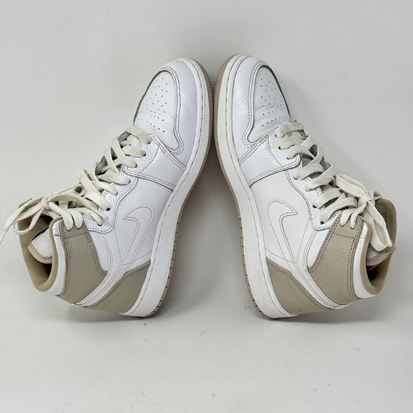 Air Jordan (GS) Air Jordan 1 Retro High 'Linen' 332148-116 size 4.5Y - Picture 8 of 9